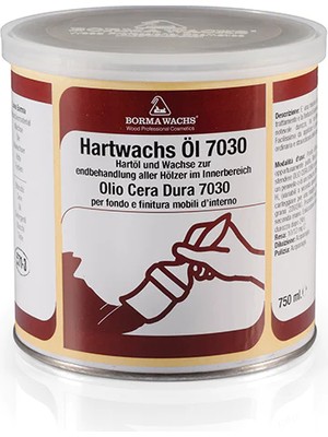 Borma Wachs Hardwax Oil 7030 - Yüksek Wax Içeren Ahşap Yağı
