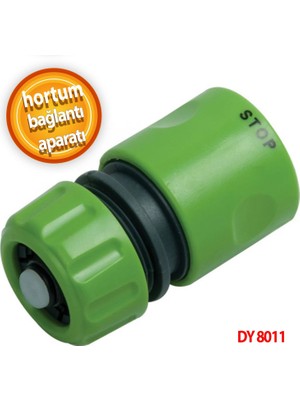 Badem10 Hortum Sulama Başlığı Hortum Bağlantı Ekleme Aparatı Eki Bahçe Sulama Adaptörü Stop Kesici DY8011