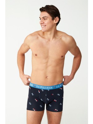 U.S. Polo Assn. 80484 Erkek Modal Boxer-Lacivert