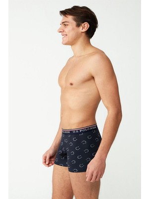 U.S. Polo Assn. 80486 Erkek Modal 2'li Boxer-Lacivert