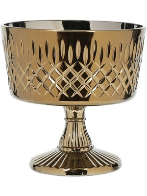 Vitale Koza Cam Kafes Kase Altın 20 Cm Ak.Evd0091