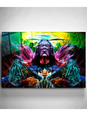 Hinora Kapla ve Kadın Cam Tablo, Dekoratif Cam Tablo