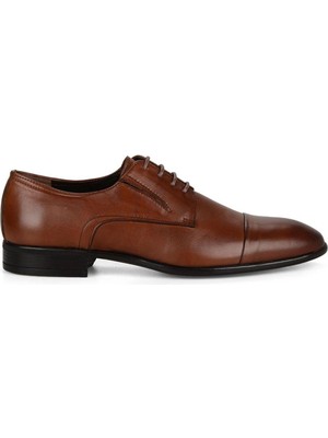 FootCourt Taba Klasik Erkek Deri Ayakkabı