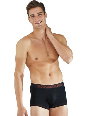 Blackspade Erkek Siyah Spor Boxer 9758