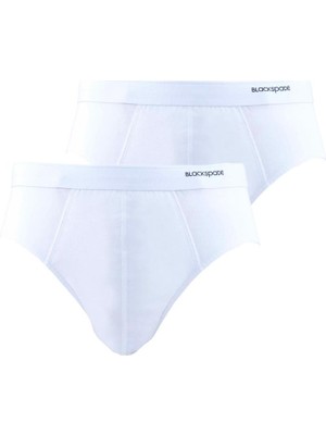 Loose Fit 2'li Beyaz Slip 9625