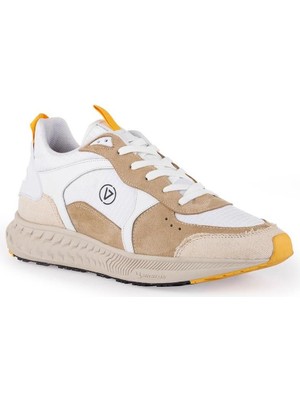Vaneda V-Mich Free Erkek Sneakers Beyaz/bej Spor Ayakkabı