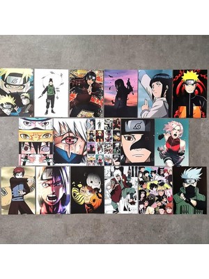 Attach Anime Naturo Tasarım Duvar Kağıdı Poster Set 15