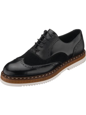 Costo Shoes ALP23 Siyah Açma & Siyah Süet Deri Hafif Rahat Eva Taban Rahat Geniş Kalıp Premium Serisi