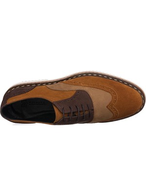 Costo Shoes ALP23 Taba & Kum Süet Deri Hafif Rahat Eva Taban Rahat Geniş Kalıp Premium Serisi