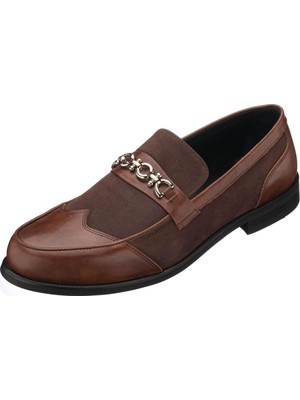 Costo Shoes TR1071 Kahve Deri Özel Seri El Işçiliği Rahat Şık Tasarım Premium Serisi