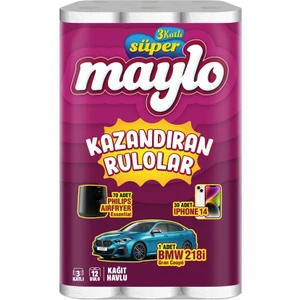 3 Katlı Kağıt Havlu 12'li
