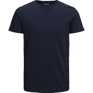 Jack & Jones Bisiklet Yaka Düz Lacivert Erkek T-Shirt 12211339_JPRBLUROCK Basıc Tee Ss Cr