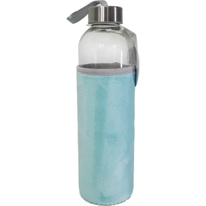 Hediye Kesesi Peluş Kılıflı Cam Matara 750 ML