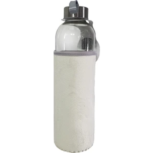 Hediye Kesesi Peluş Kılıflı Cam Matara 750 ML