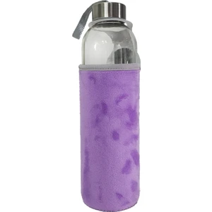 Hediye Kesesi Peluş Kılıflı Cam Matara 750 ML