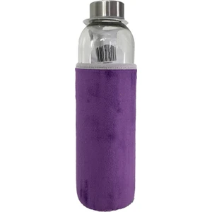 Hediye Kesesi Peluş Kılıflı Cam Matara 750 ML