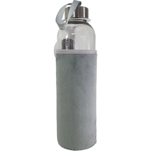Hediye Kesesi Peluş Kılıflı Cam Matara 750 ML