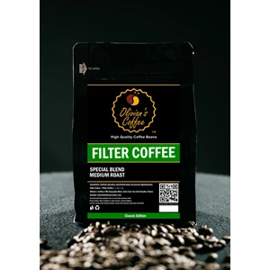 Olivian's Coffee Oliviani Öğütülmüş Filtre Kahve 500 gr Yoğun Kahve Tadı