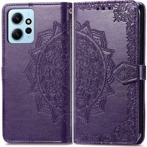 Zsunsky Shop Zsunsky Shop- Xiaomi Redmi Note 12 4g Global Için Mandala Deri Kılıf (Yurt Dışından)