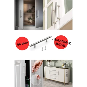96MM Inox Kulp Paslanmaz Tv Ünitesi Yatak Odası Mobilya Çekmece Vestiyer Mutfak Dolap Kulbu