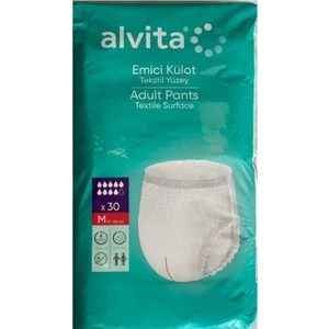 Alvita Emici Külot Hasta Bezi 30'lu M Beden (70-120 cm)