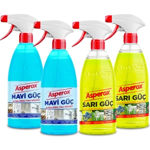 Sarı Güç Ultra Yağ Çözücü X2 ve Mavi Güç Ultra Kireç Pas Çözücü X2 Adet