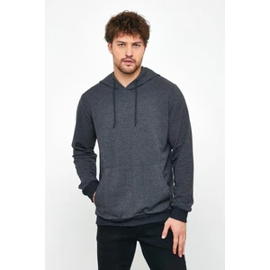 Erkek Sweatshirt Kapüşonlu Cepli Regular Fit