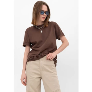 Oversize Fit Pamuklu Kısa Kollu Basic Uniseks Kadın Erkek Tişört
