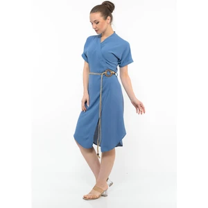 Kadın Kemer Detaylı Aerobin Elbise Bebemavısı