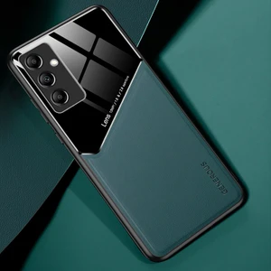 For Samsung Galaxy S20 Fe Manyetik Emme Dikiş Deri Deseni Cep Telefonu Kılıfları (Yurt Dışından)