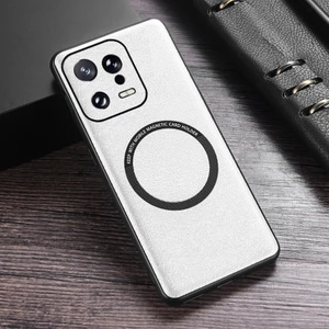 For Poco X3 Nfc Manyetik Emiş Deri Desen Cep Telefonu Kılıfları (Yurt Dışından)