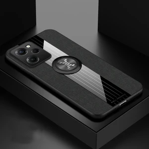 For Xiaomi Redmi Note 10 4g Yüzük Bez Dikiş Cep Telefonu Kılıfları (Yurt Dışından)