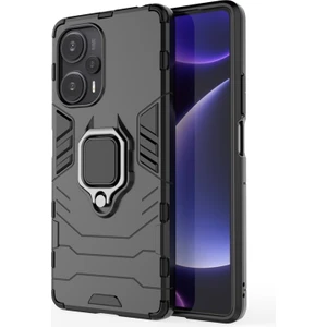 For Poco F5 Yüzük Zırh Düşüş Karşıtı Cep Telefonu Kılıfları (Yurt Dışından)