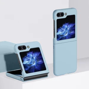 For Samsung Galaxy Z Flip 5 Cilt Hissi Sert Cep Telefonu Kılıfları (Yurt Dışından)