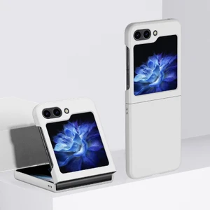 For Samsung Galaxy Z Flip 5 Cilt Hissi Sert Cep Telefonu Kılıfları (Yurt Dışından)