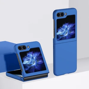 For Samsung Galaxy Z Flip 5 Cilt Hissi Sert Cep Telefonu Kılıfları (Yurt Dışından)
