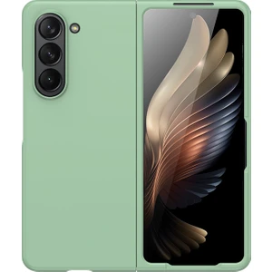For Samsung Galaxy Z Fold 5 Cilt Hissi Sert Cep Telefonu Kılıfları (Yurt Dışından)