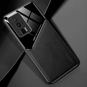 For Poco X5 Pro 5g Manyetik Emme Dikiş Deri Deseni Cep Telefonu Kılıfları (Yurt Dışından)