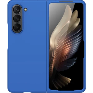 For Samsung Galaxy Z Fold 5 Cilt Hissi Sert Cep Telefonu Kılıfları (Yurt Dışından)