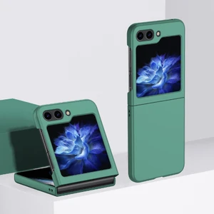 For Samsung Galaxy Z Flip 5 Cilt Hissi Sert Cep Telefonu Kılıfları (Yurt Dışından)