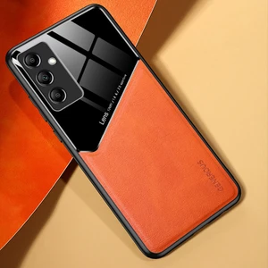 For Samsung Galaxy S23 Plus Manyetik Emme Dikiş Deri Deseni Cep Telefonu Kılıfları (Yurt Dışından)