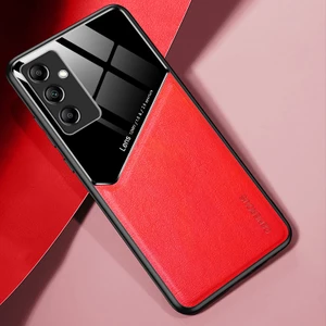 For Samsung Galaxy A33 Manyetik Emme Dikiş Deri Deseni Cep Telefonu Kılıfları (Yurt Dışından)