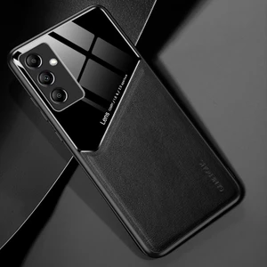 For Samsung Galaxy A73 Manyetik Emme Dikiş Deri Deseni Cep Telefonu Kılıfları (Yurt Dışından)