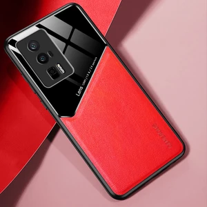 For Poco X5 Pro 5g Manyetik Emme Dikiş Deri Deseni Cep Telefonu Kılıfları (Yurt Dışından)