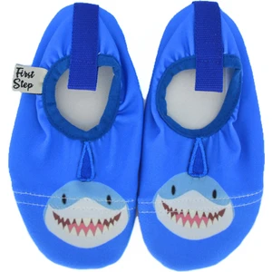 First Step 3 Boyutlu Köpekbalığı Lacivert Erkek Çocuk Kaydırmaz Taban Havuz ve Deniz PATIĞI-F-9011