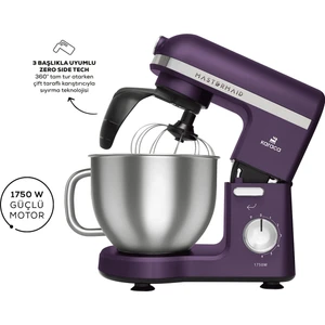 Mastermaid Chef Pro Çift Kollu Stand Mikser Grape Purp 1750 W