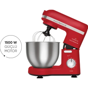 Mastermaid Chef Stand Mikser Red 1500W 5 Lt
