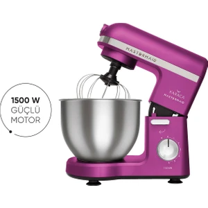 Mastermaid Chef Stand Mikser Fushia Love 1500W 5 Lt