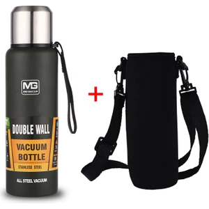 Shun Shop 304 Paslanmaz Çelik Termos Termos Kupası Sıcak ve Soğuk Su Kupası Çayı Halat (Yurt Dışından)