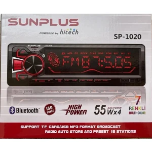 SP-1020 4X55 Watt Bluetooth /usb/sd/radyo Oto Teyp 10304
